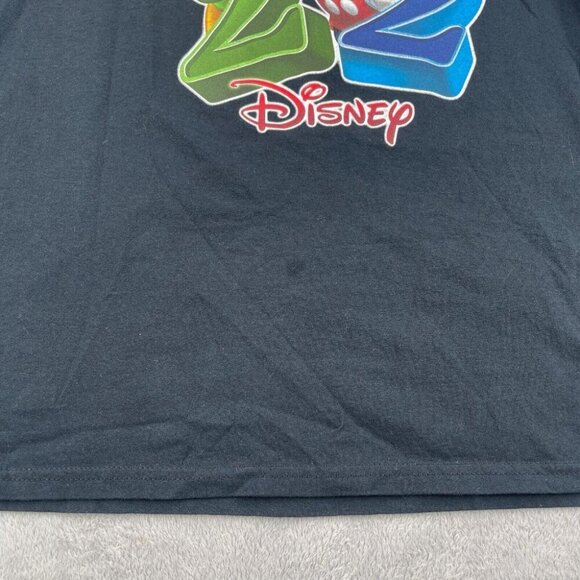 Disney Shirt Men's XL Black Short Sleeve Goofy Mickey Mouse Pluto Donald 2022 - Picture 4 of 8